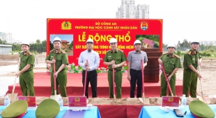 TRƯỜNG ĐẠI HỌC CSND KHỞI CÔNG XÂY DỰNG NHÀ TƯỞNG NIỆM CHỦ TỊCH HỒ CHÍ MINH