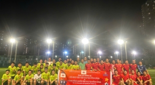 DCH TÀI TRỢ CHƯƠNG TRÌNH GIAO LƯU BÓNG ĐÁ CỘNG ĐỒNG VIỆT NAM TẠI HỒNG KÔNG