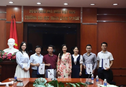 DCH LÀM VIỆC VỚI ĐẠI HỌC NGÂN HÀNG TP. HCM – HƯỚNG TỚI HỢP TÁC TOÀN DIỆN VỀ CÔNG NGHỆ SỐ TRONG GIÁO DỤC